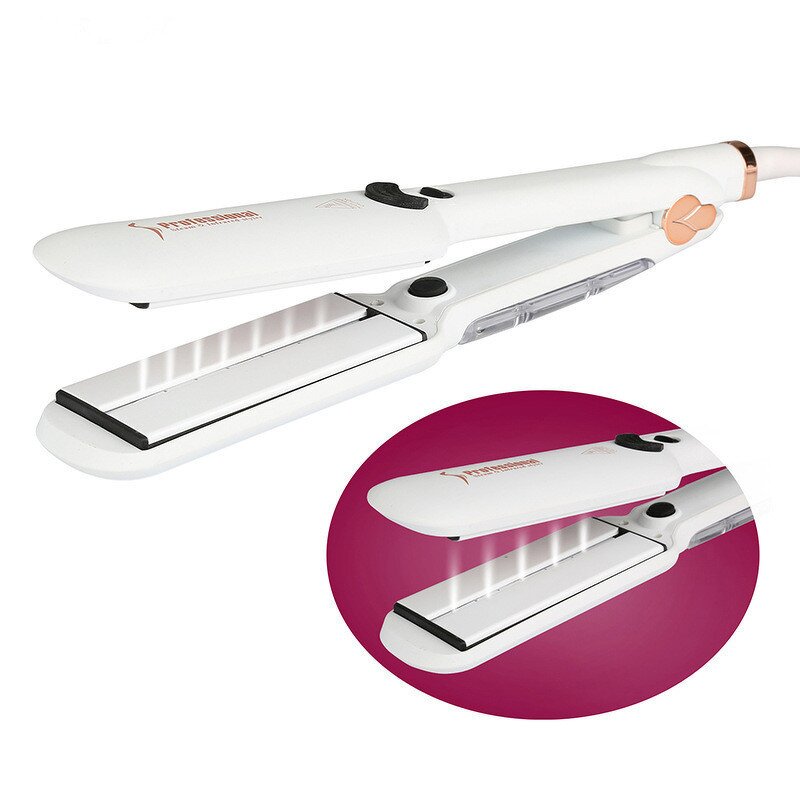 Hair Straightener Manufacturer - Professional Negative Ion Heat Steam Ceramic Flat Iron with 6 Temperature Gears