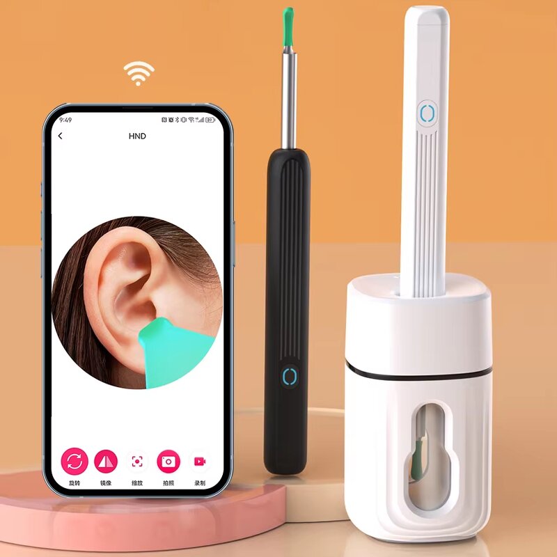 Ear Wax Removal Tool Manufacturer - NE3 PRO Wireless Visual Safe Endoscope with Camera HD Luminous Otoscope