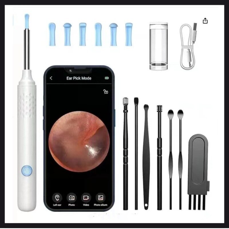 Endoscope Manufacturer - Muti-functional IP67 Waterproof Digital 8MP HD for Ear Wax Removal Kit
