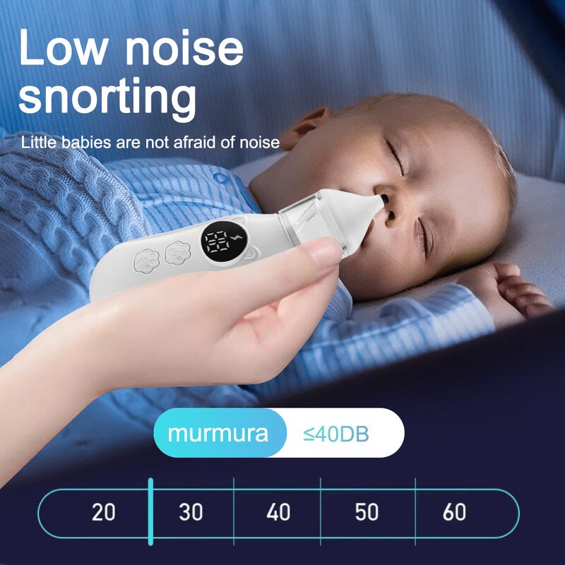 Nasal Aspirator Manufacturer - 9 Speed Levels Electric Baby with Food Grade Silicone Safety Cleaner