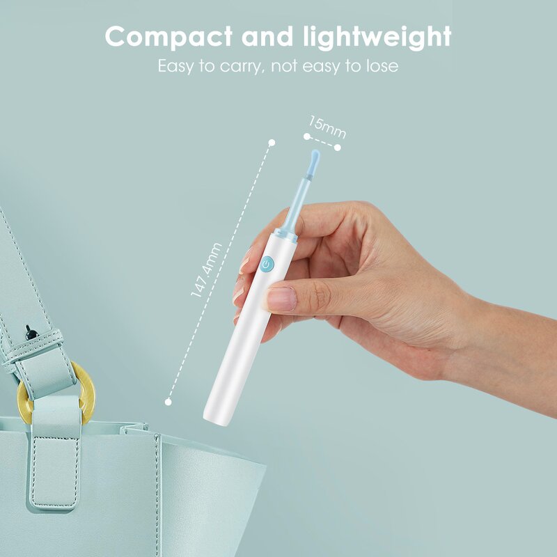 Ear Cleaner Manufacturer - Electric Earwax Removal Wifi Otoscope Visible 1080p Wireless Earpick Tool