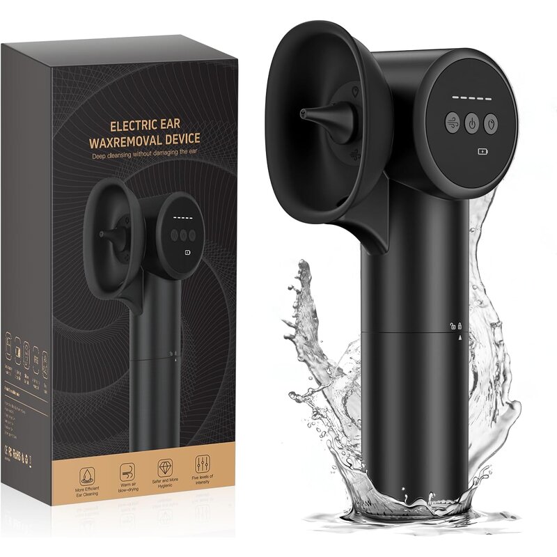 Ear Wax Removal System Manufacturer - with Dual Tank 99°F Warm Air Drying Flushing & Cleaning
