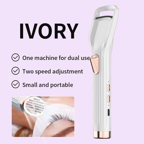 Eyelash Curler Manufacturer - 2025 USB Rechargeable Electric Heated with Lash Fan Dryer for Extensions