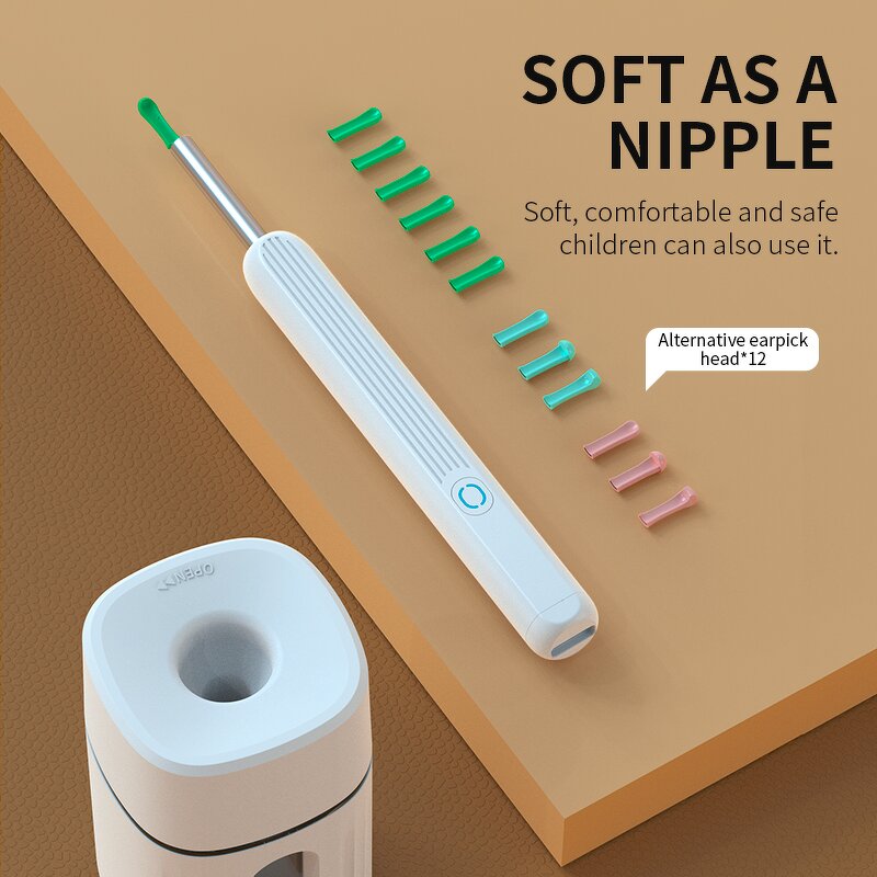 Earwax Removal Kit Manufacturer - 1080P HDPixel Camera Smart Visual with Storage Base NE3 PRO