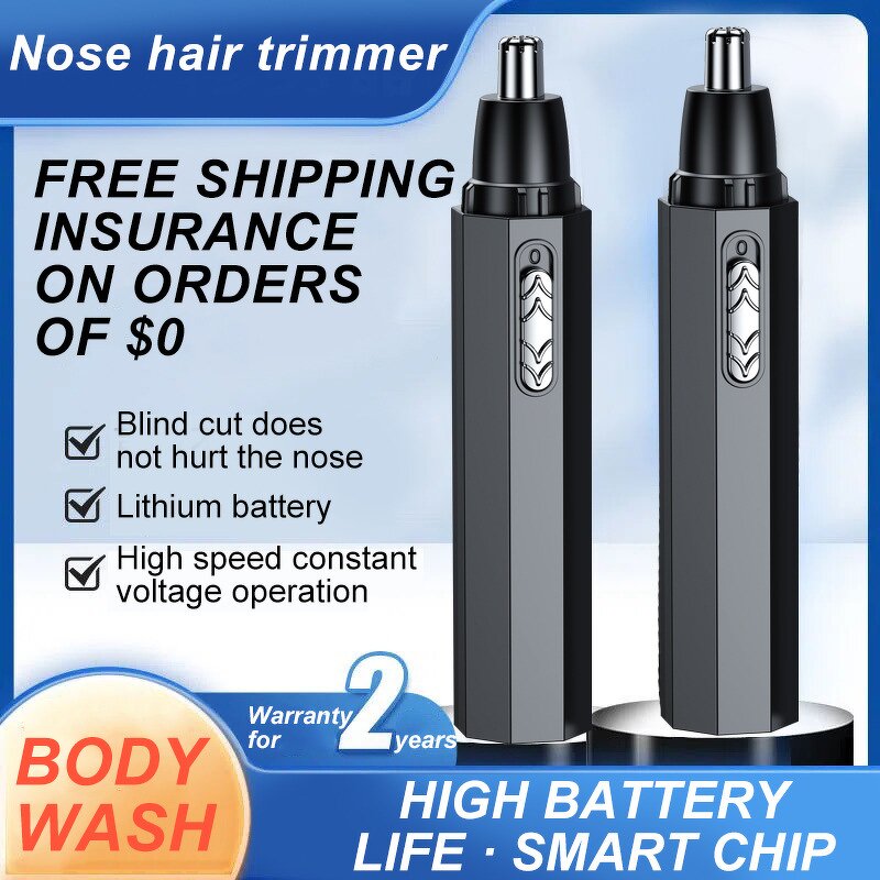 Nose Hair Trimmer Manufacturer - USB Charger Electric Shaving Safe Rechargeable for Men Face Care
