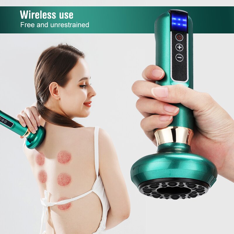 Body Slimming Tools Manufacturer - 6 Gear Guasha Scraping Massager Vacuum Electric Cupping Device