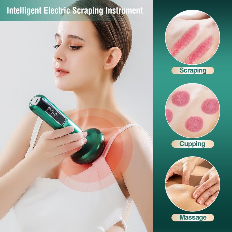 Body Slimming Tools Manufacturer - 6 Gear Guasha Scraping Massager Vacuum Electric Cupping Device