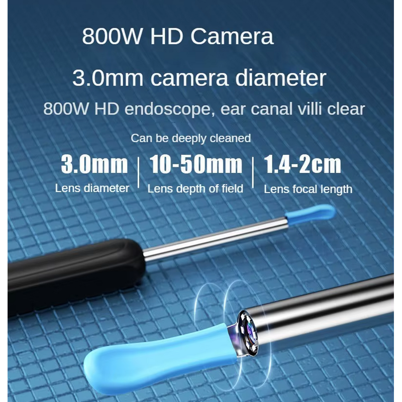 Earpick Tool Manufacturer - 800W HD Intelligent Electric Visual with Camera Wifi Ear Scope Endoscope