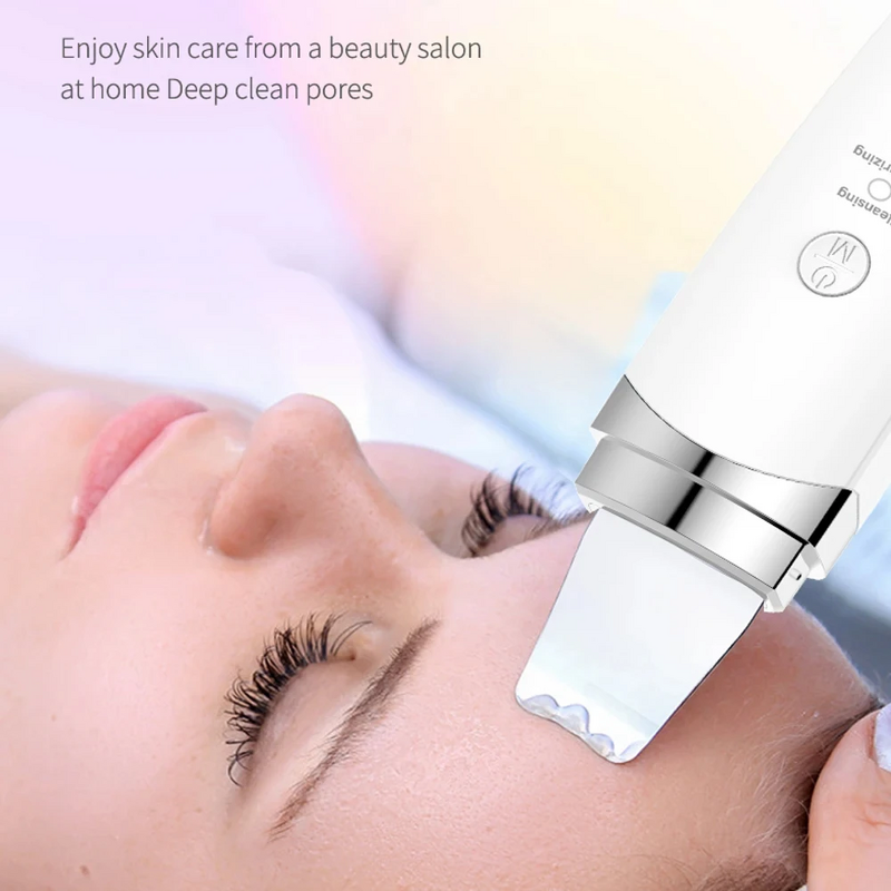 Facial Skin Scrubber Manufacturer - 2025 New Ultrasonic Spatula for Blackhead Removal Deep Cleaning Lift Peeling