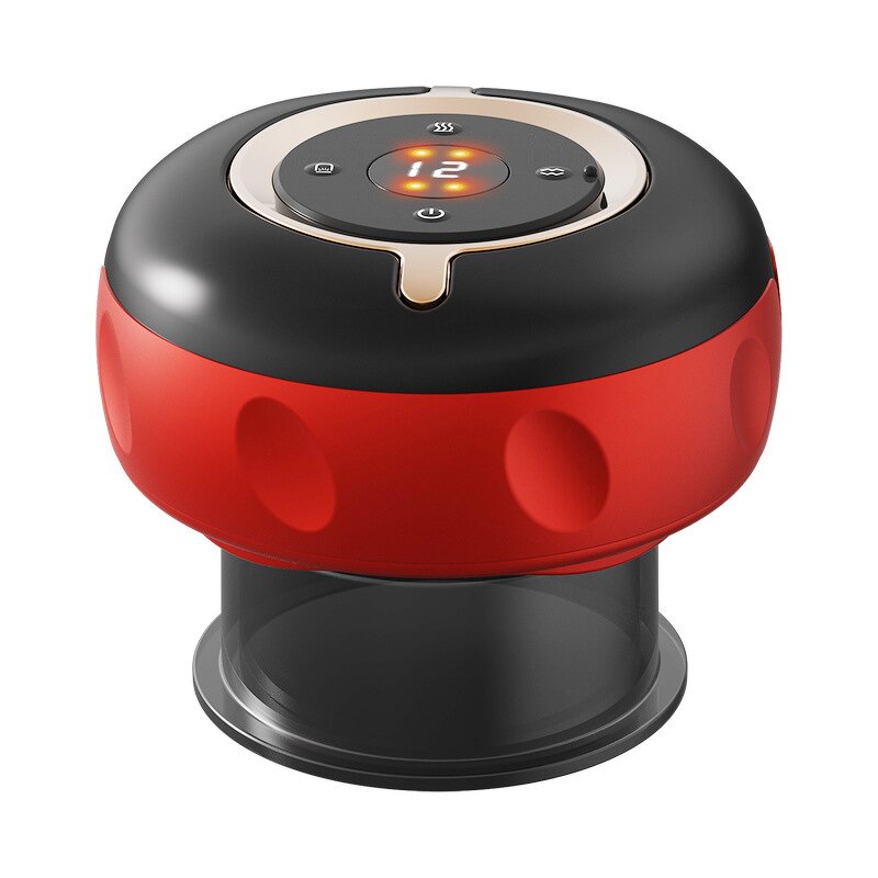 Cupping Therapy Set Manufacturer - 12 Gears with Remote Control Red Light Heated Suction Cups for Body