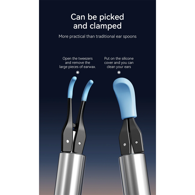 Ear Wax Removal Tool Manufacturer - with 12MP Camera Omnidirectional Tweezers Wireless & 6 Ear Spoon