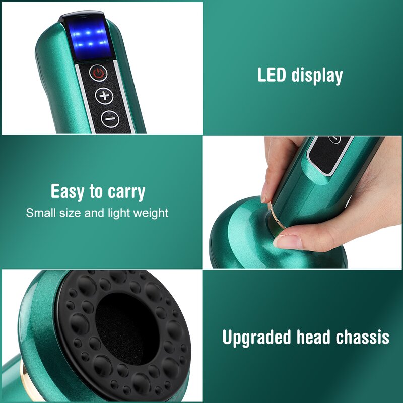 Body Slimming Tools Manufacturer - 6 Gear Guasha Scraping Massager Vacuum Electric Cupping Device