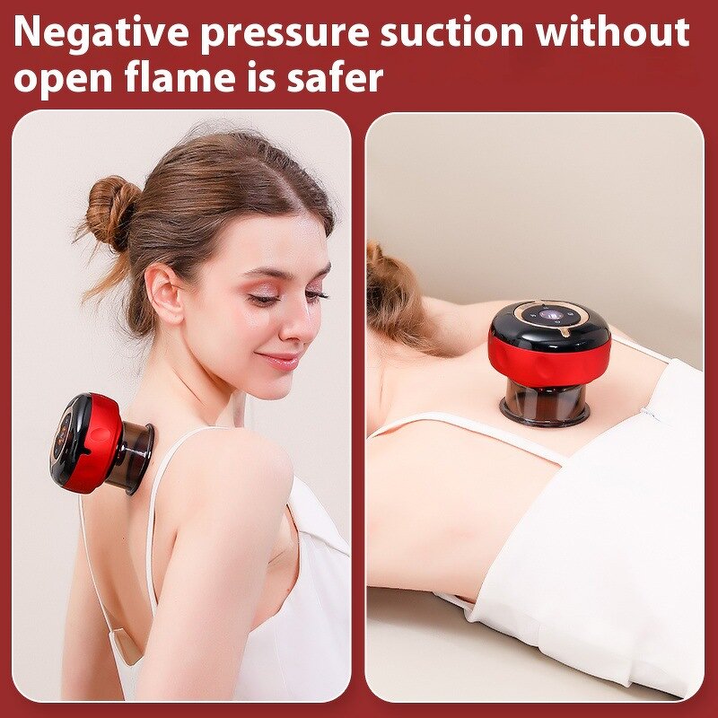 Cupping Therapy Set Manufacturer - 12 Gears with Remote Control Red Light Heated Suction Cups for Body