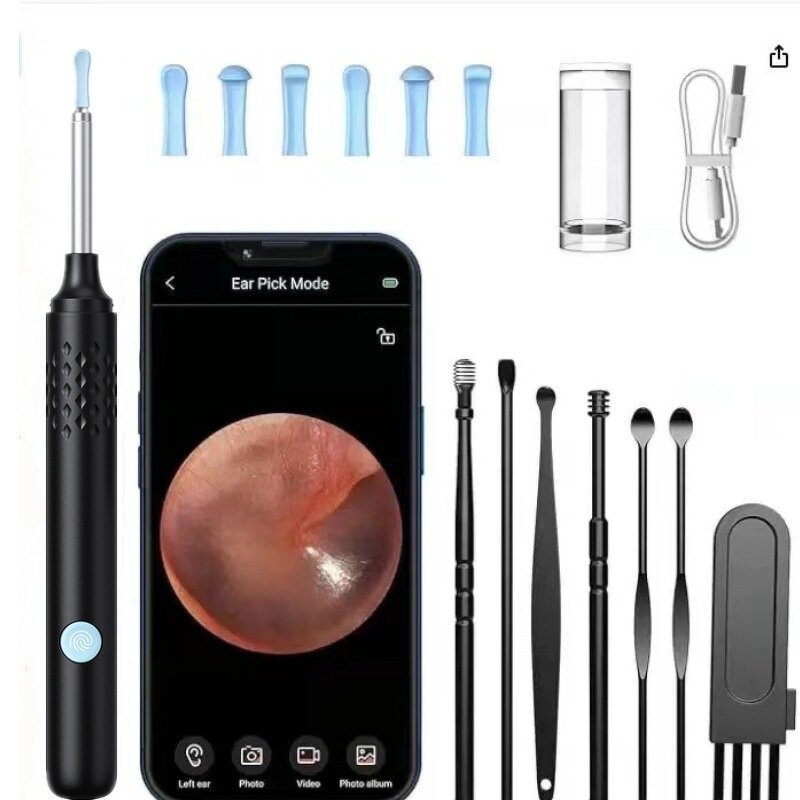 Endoscope Manufacturer - Muti-functional IP67 Waterproof Digital 8MP HD for Ear Wax Removal Kit