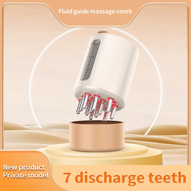 Electric Massage Comb - Home Anti Hair Loss Oil Compartment Brush