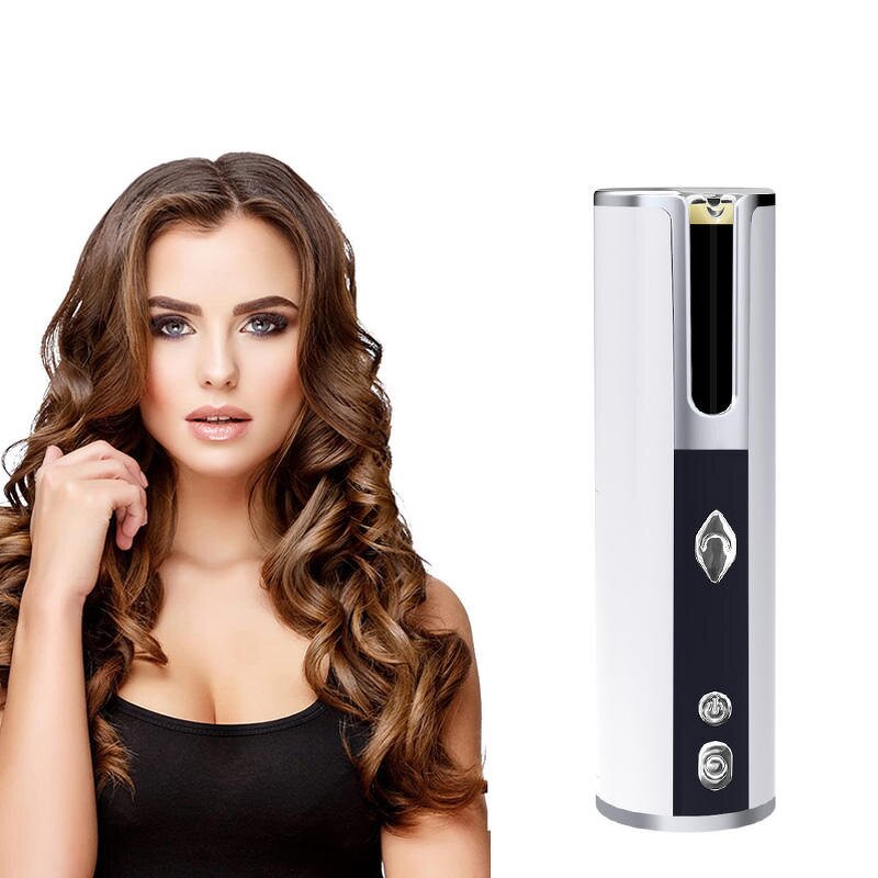 Automatic Wireless Curling Iron - Portable Rotary Hair Styling Tool