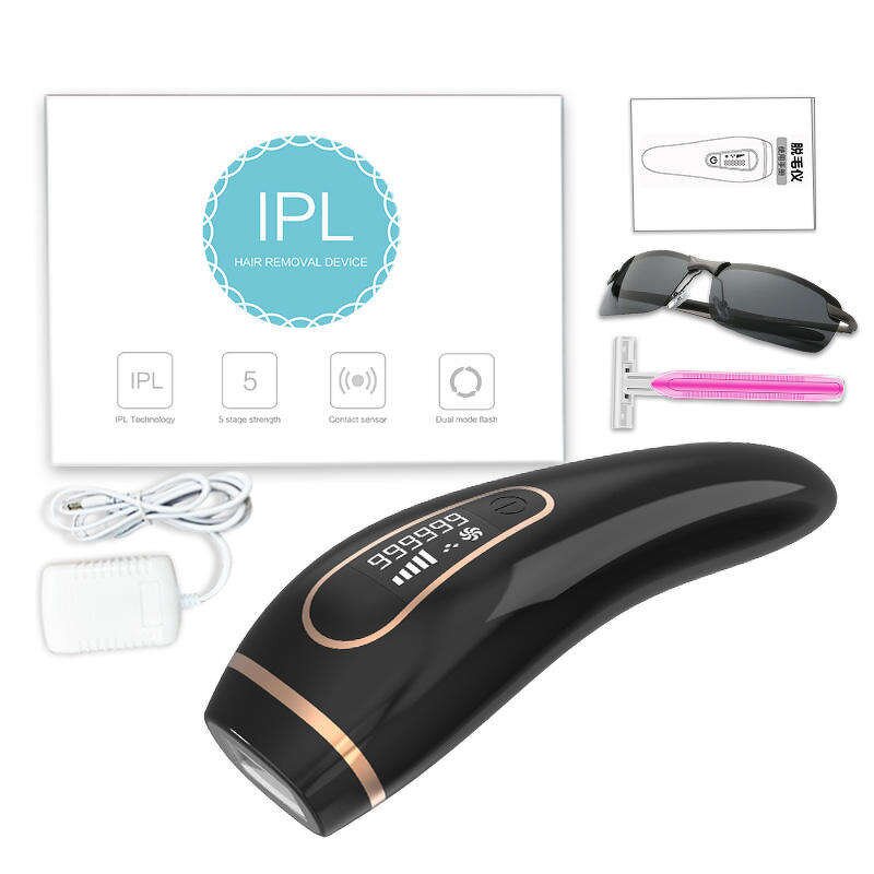 Ice-cooling IPL Hair Remover - 999999 Flash Body Beauty Device