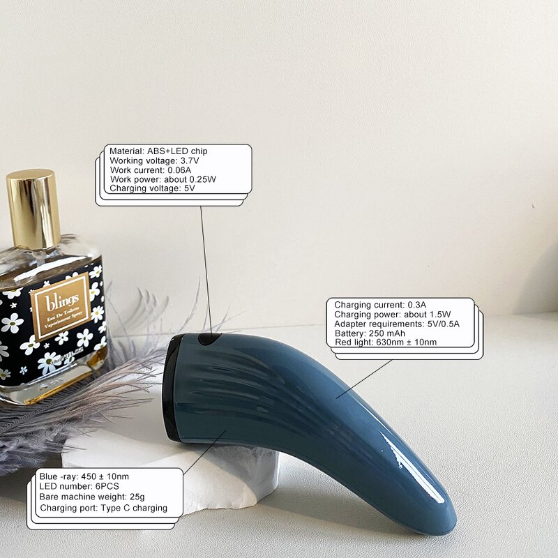 Red Blue Light Therapy Wand - Nove Home Anti-aging Facial Massager