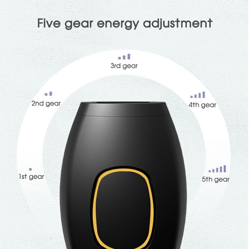 Portable IPL Hair Removal Device - Home Use Permanent Laser Tool