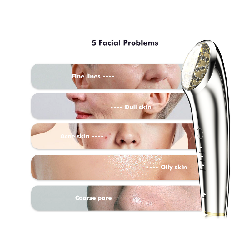 Red Infrared Light Therapy Device - Nove Portable Anti Wrinkle Tool