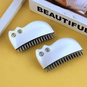 Cat Shape Scalp Massager - Home Red Light Meridian Anti-loss Comb