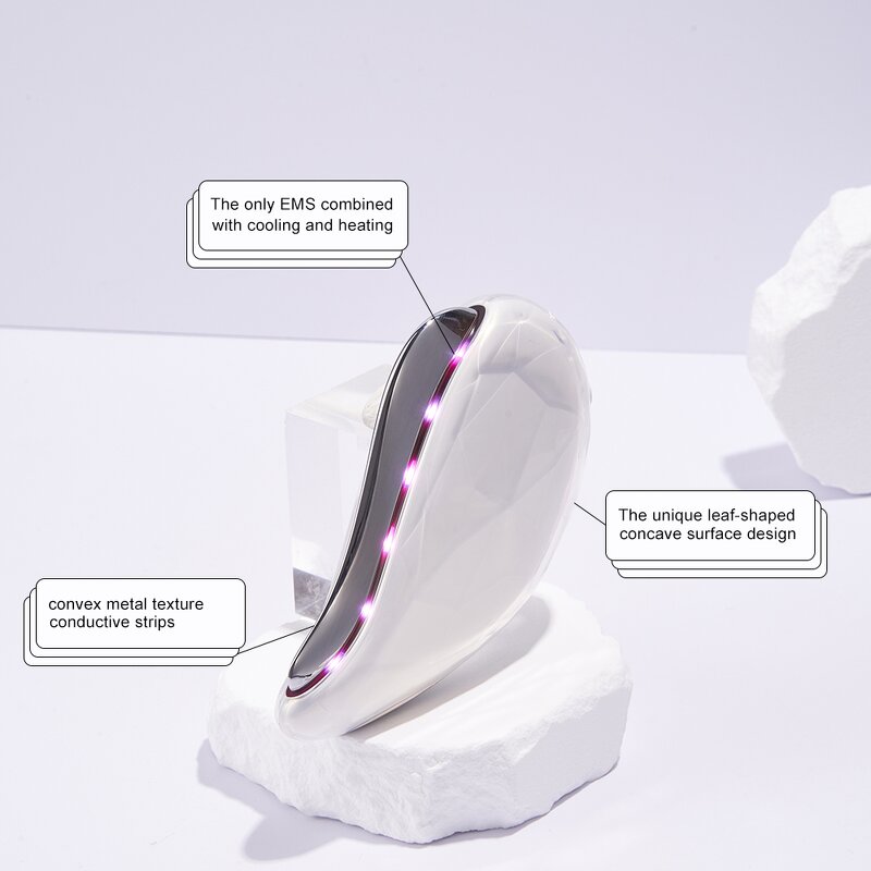 Resin Scalp Gua Sha - 2023 Private Label Opal Pierre De Led Tool