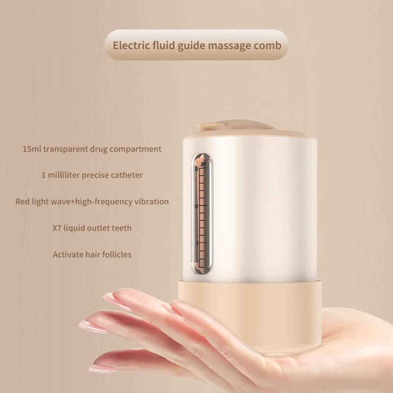 Red Light Therapy Hair Comb - Home Electric Vibration Laser Massager