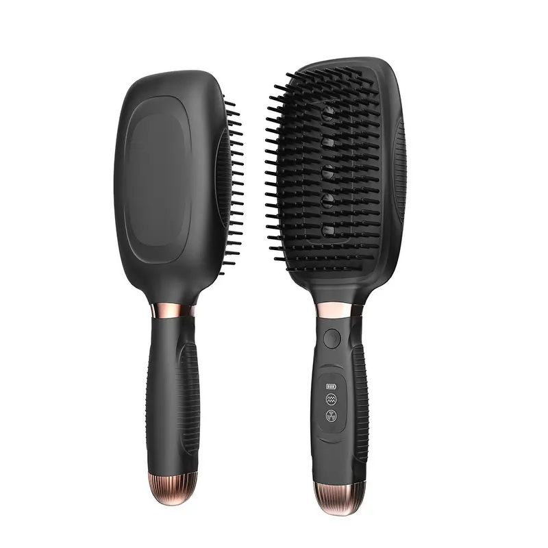 Electric Laser Hair Comb - Black White Gray Vibration Scalp Massager