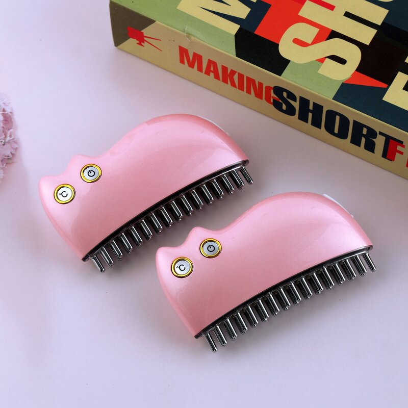 Cat Shape Scalp Massager - Home Red Light Meridian Anti-loss Comb