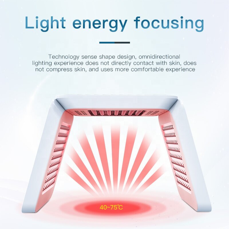 PDT LED Light Therapy Machine - Home Professional Stand Soft Mask Tool