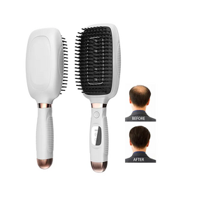 Electric Laser Hair Comb - Black White Gray Vibration Scalp Massager