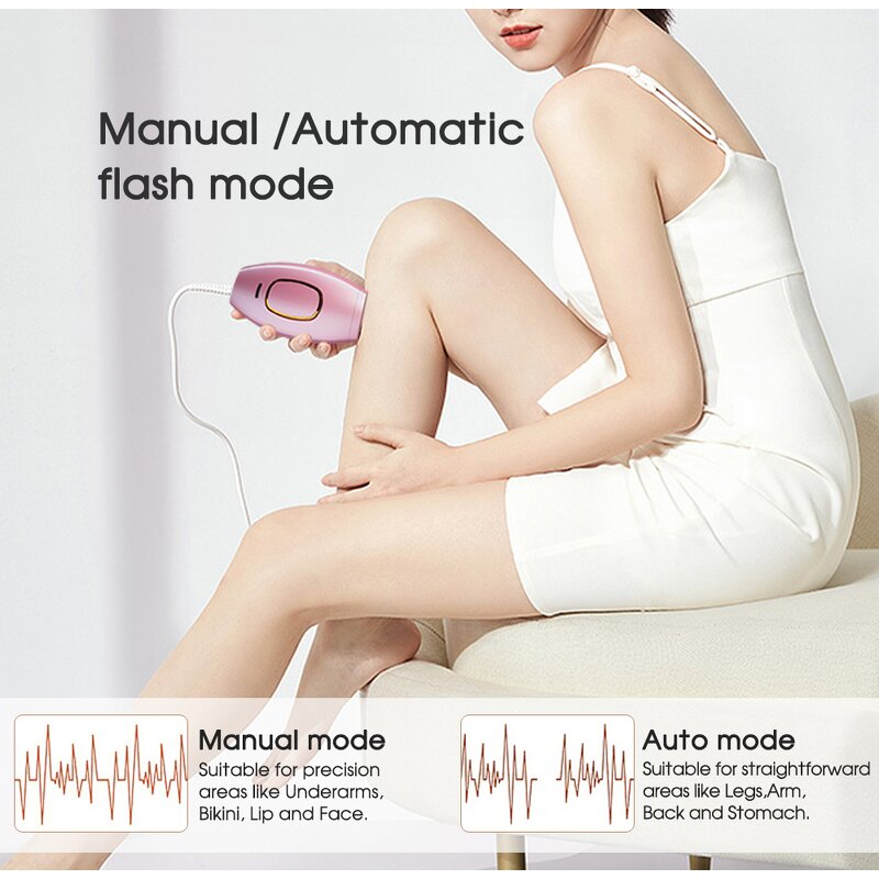 Household IPL Hair Remover - Painless Facial Armpit Men Women Tool