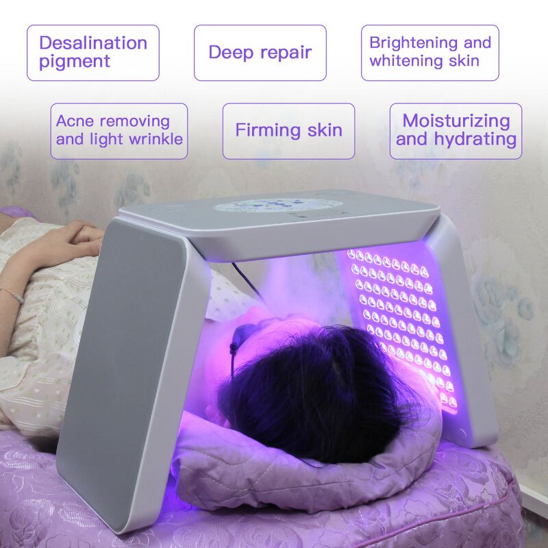 Foldable PDT LED Machine - Home 7 Colors Face Slimming Care Tool