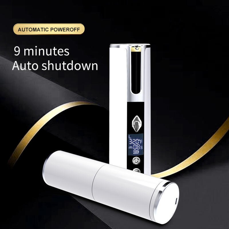 Automatic Wireless Curling Iron - Portable Rotary Hair Styling Tool
