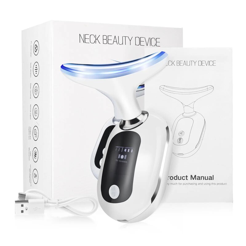 LED Therapy Neck Massager - Nove Mini Eye Facial Skin Lifting Tool