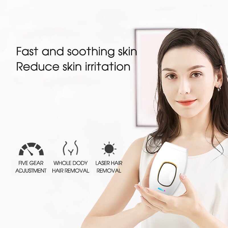 Household IPL Hair Remover - Painless Facial Armpit Men Women Tool