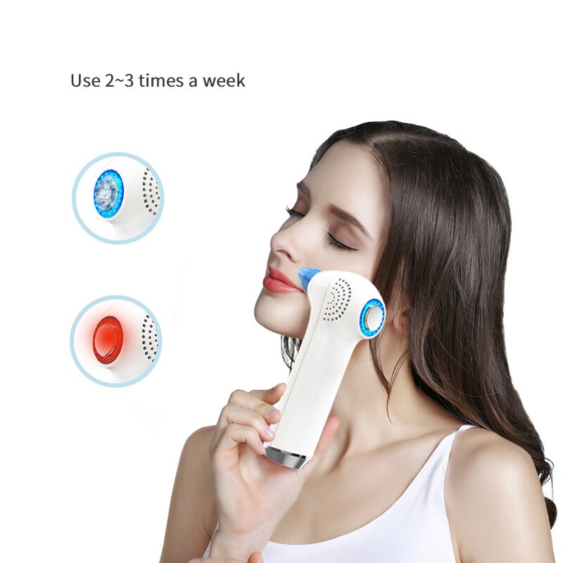 Smart Blackhead Vacuum Remover - Customizable LED 5-Level Suction Tool
