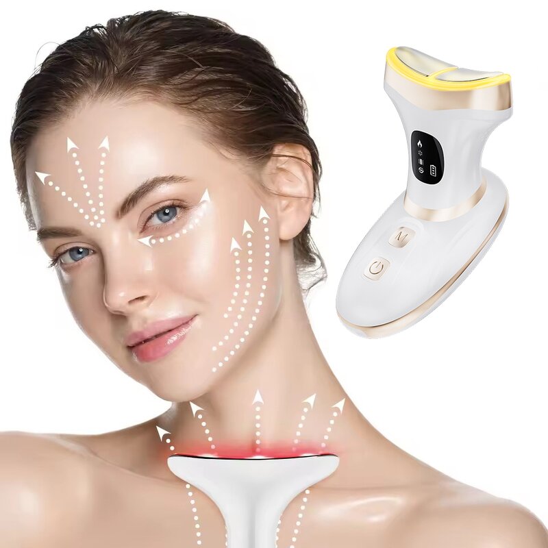 Hot Cold Facial Massager - 2025 Handheld USB Charge Face Neck Lifter