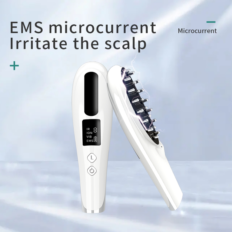 Scalp Massager Comb - 2025 Hot Sale Red Light Therapy Micro Current Tool