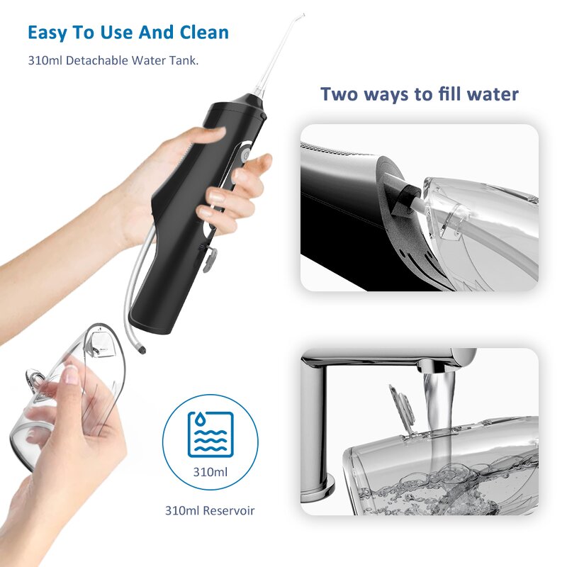 Cordless Water Flosser - OEM Factory Rechargeable Dental Irrigator Tool