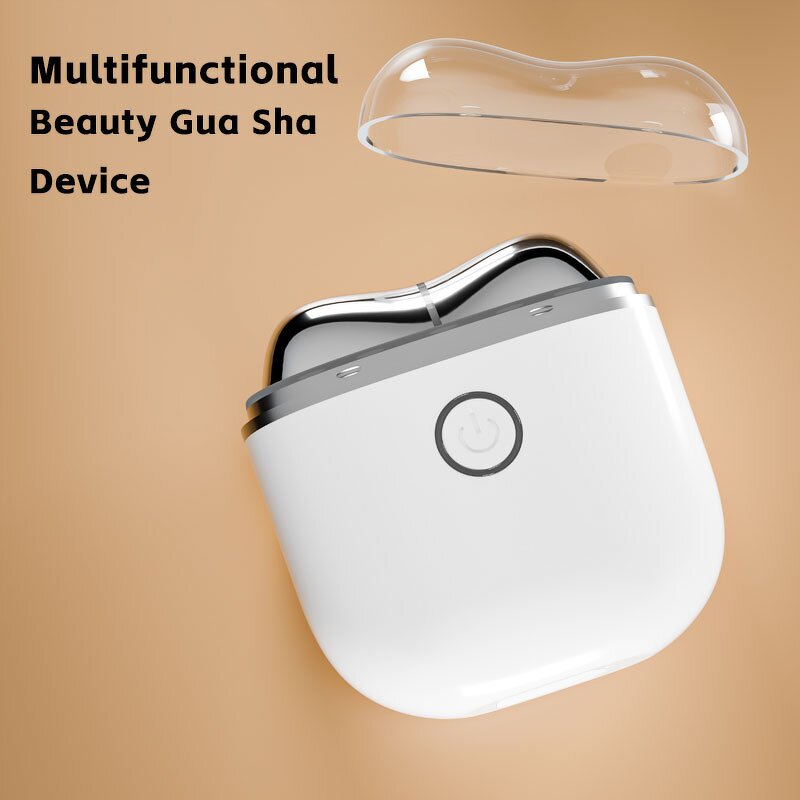 Heated Gua Sha Tool - Rechargeable Compact Vibration Facial Massager