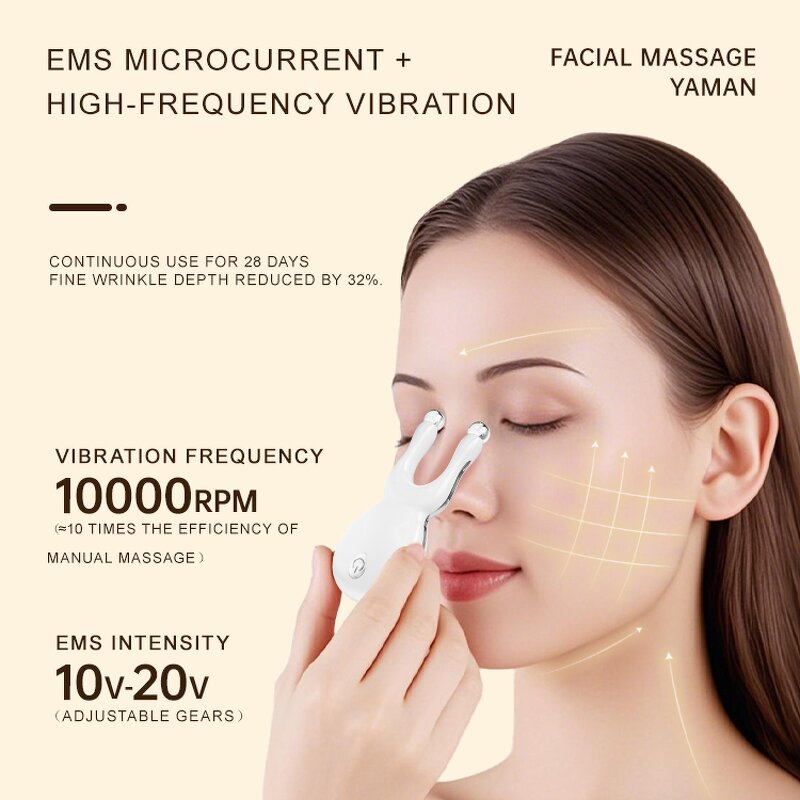 High Frequency Facial Wand - 6-in-1 Hand Held Skin Tightening Therapy Tool