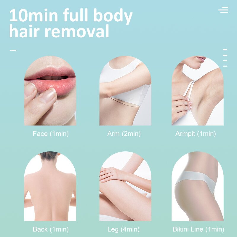 Portable Home IPL Epilator - Handheld Hair Removal Beauty Equipment