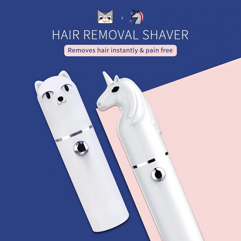 Painless Face Shaver - Women Electric Hair Remover Lips Peach Fuzz Tool