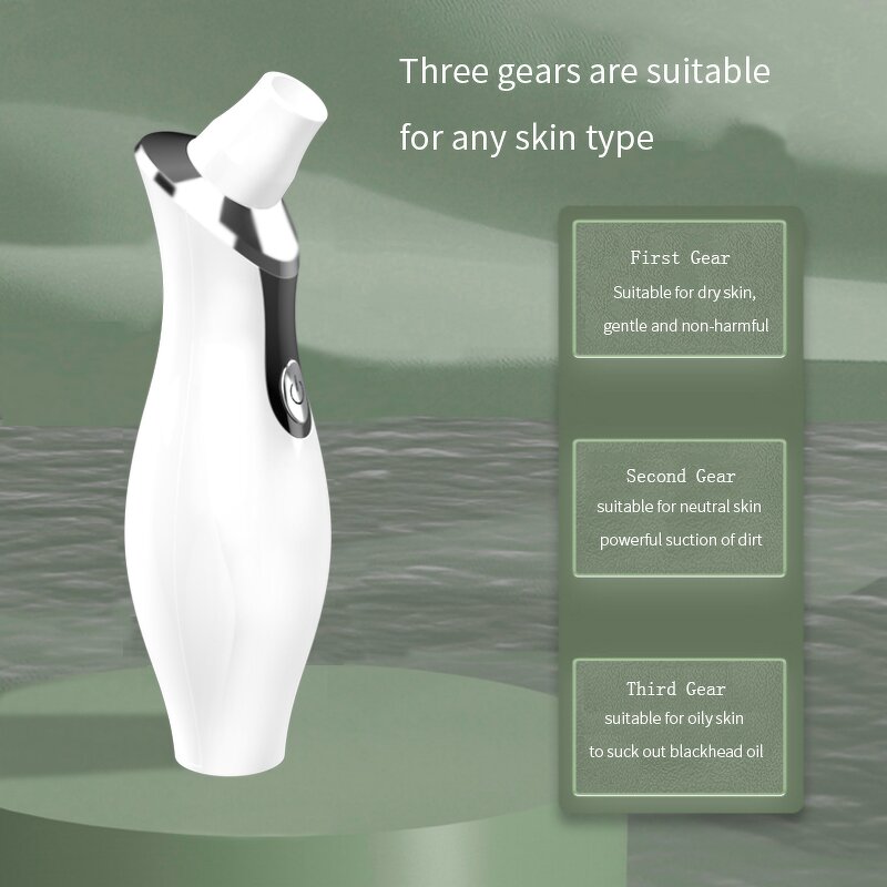 Electric Facial Cleaner - Customizable Comedone Extractor Vacuum Tool