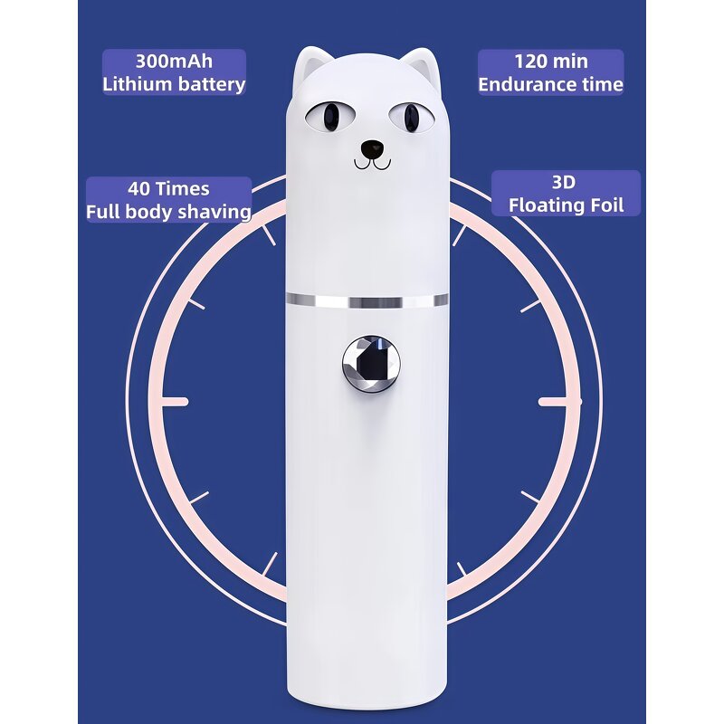 Painless Face Shaver - Women Electric Hair Remover Lips Peach Fuzz Tool