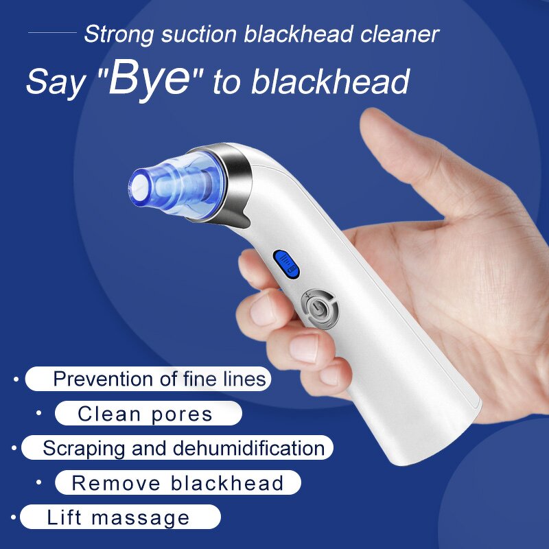 Rechargeable Blackhead Extractor - Home Strong Suction Pore Cleaning Tool