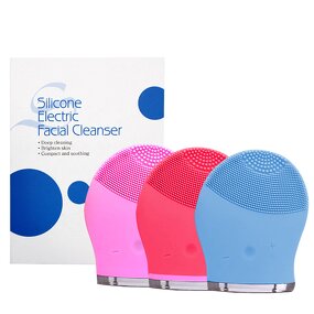 Silicone Facial Cleansing Brush - Custom Logo US Plug Spa Home Tool