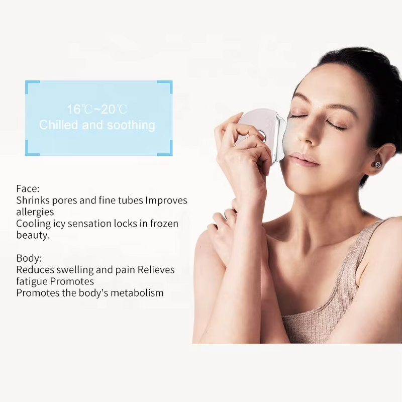 Hot Cold Gua Sha Tool - Face Neck Lifting Massager Skin Tightening Detox