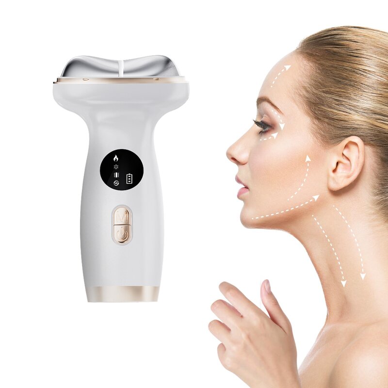Hot Cold Face Massager - New Multi-functional Home Facial Beauty Device